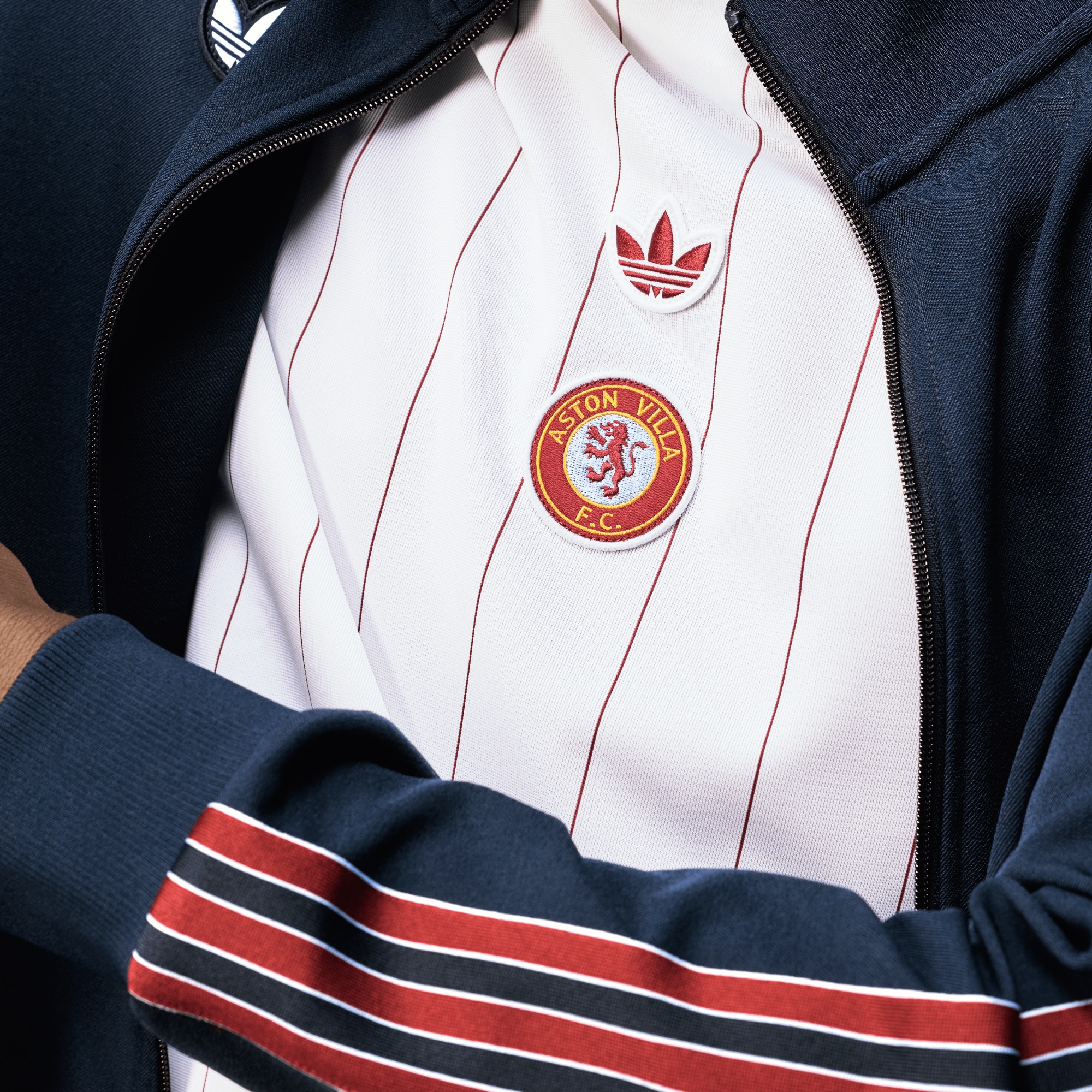 Aston Villa adidas Icon Drill Top - Claret