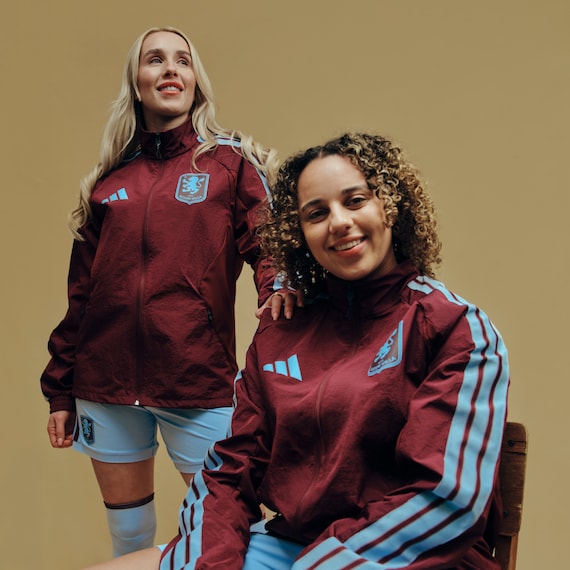 Aston Villa adidas Anthem Jacket - Claret