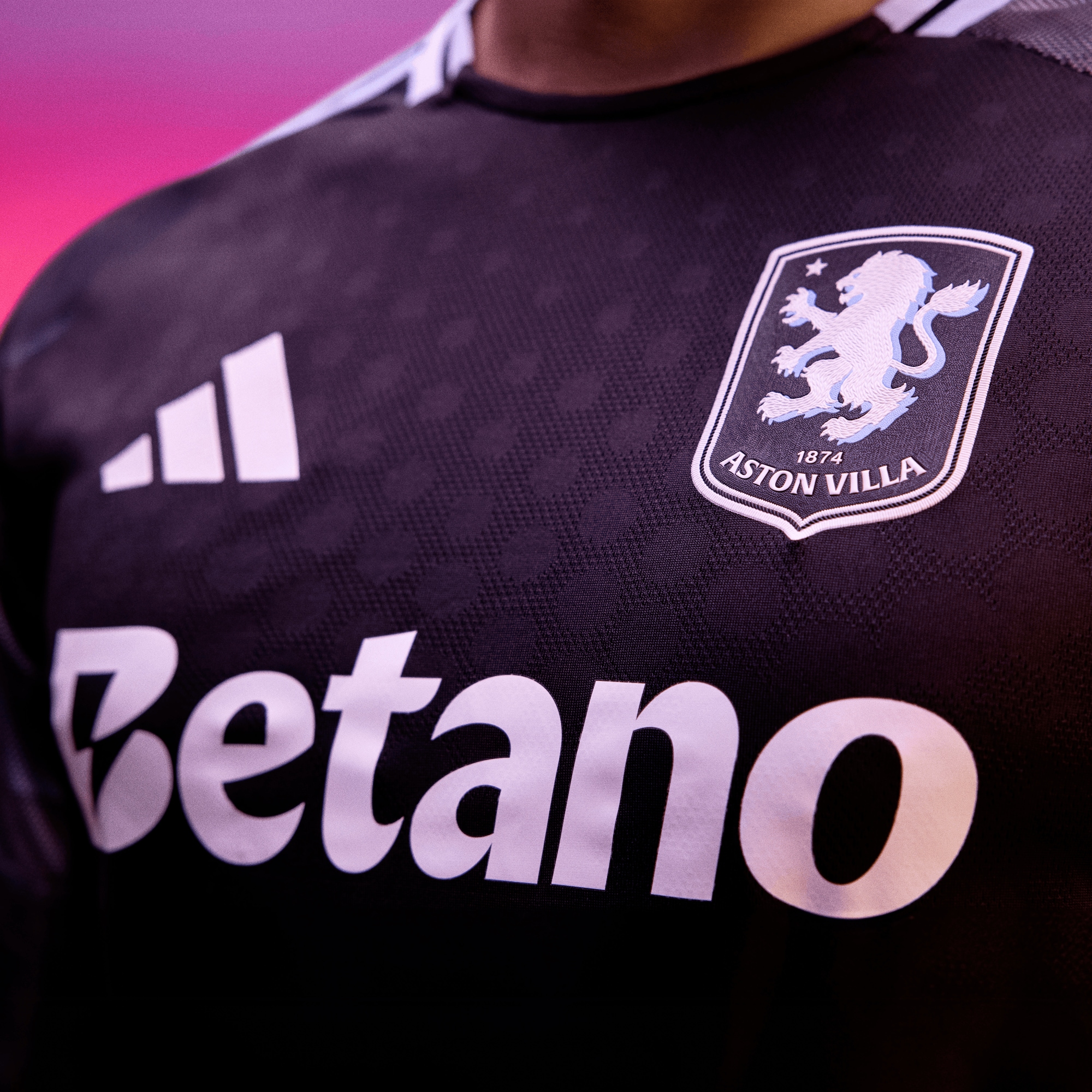 Aston Villa adidas Away Authentic Shirt 2025-26